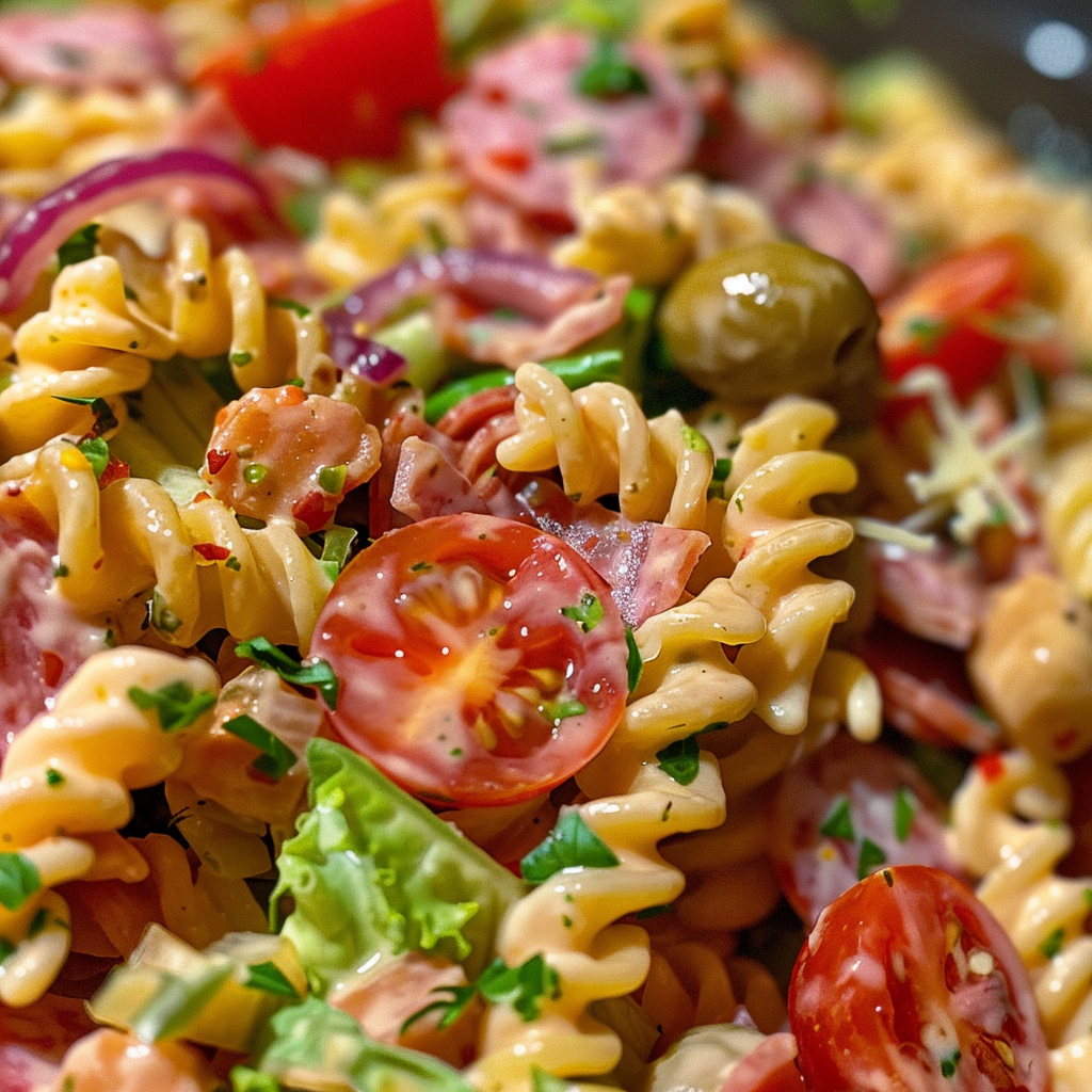 Italian Grinder Pasta Salad
