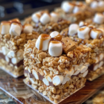 Rolled S'mores Rice Krispie Treats