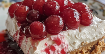 No-Bake Cherry Cheesecake
