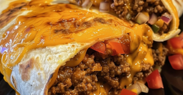 Chopped Cheese Loaded Burritos