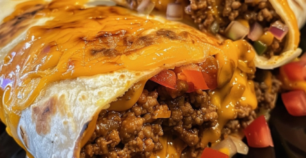 Chopped Cheese Loaded Burritos