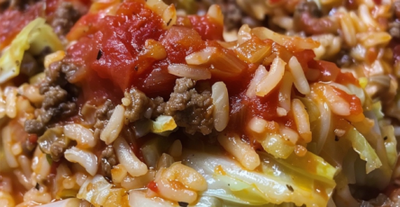 Crockpot Cabbage Roll Casserole