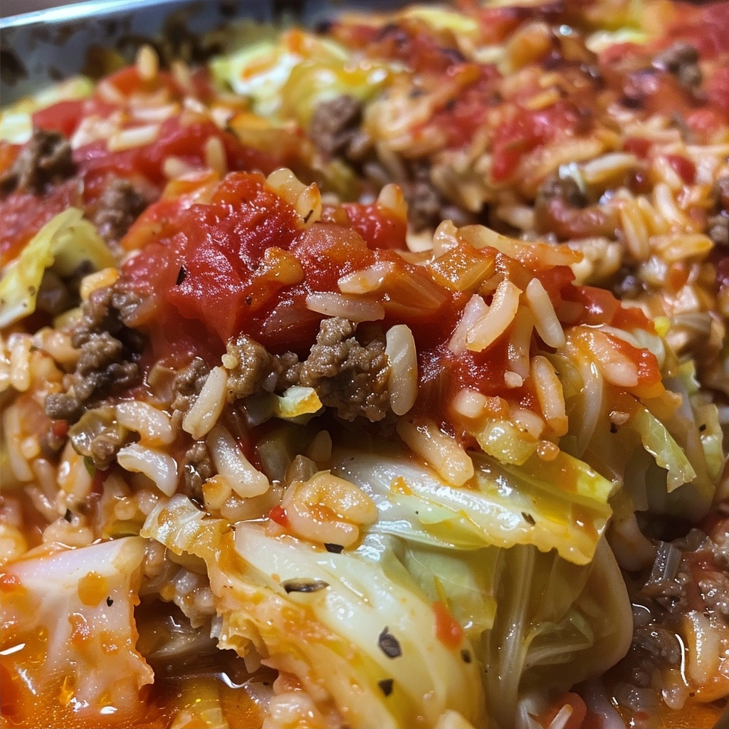 Crockpot Cabbage Roll Casserole