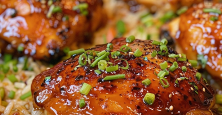 One-Pan Bold Honey BBQ Chicken Rice