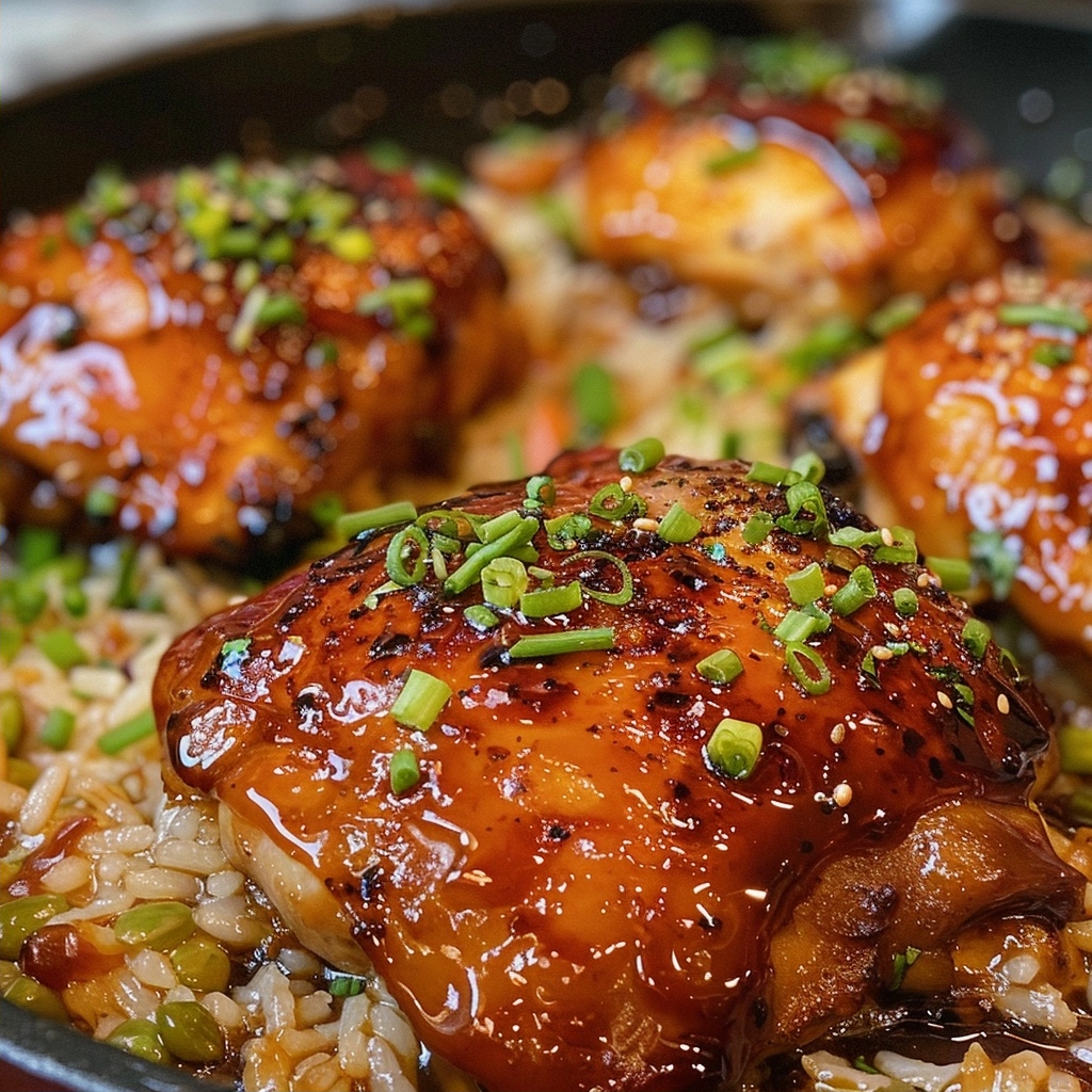 One-Pan Bold Honey BBQ Chicken Rice