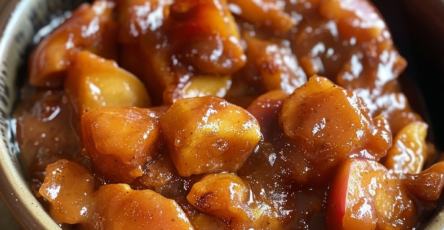 Hot Honey Peach BBQ Sauce