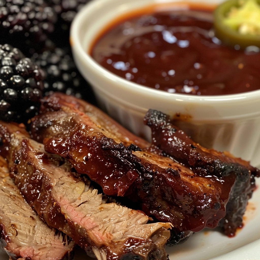 Texas Blackberry Fire BBQ Sauce