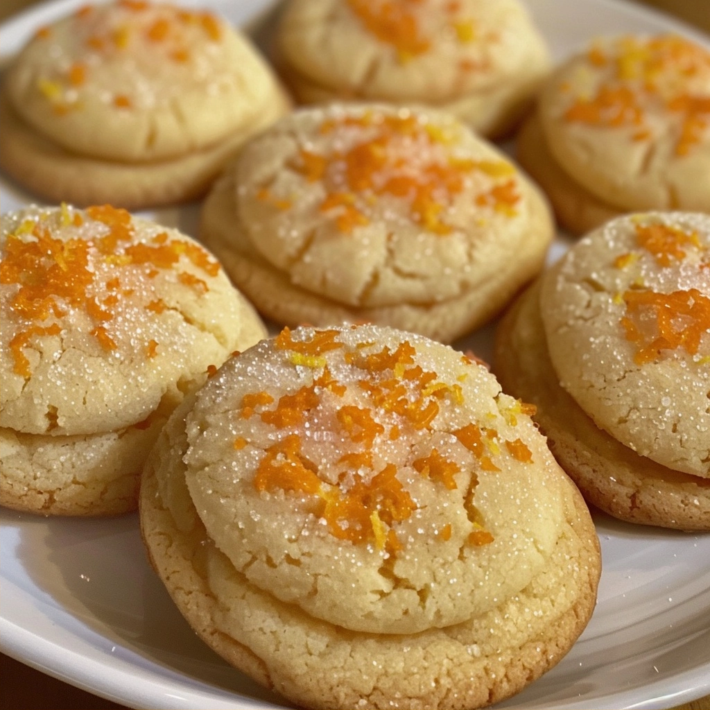 Creamsicle Orange Sugar Cookies
