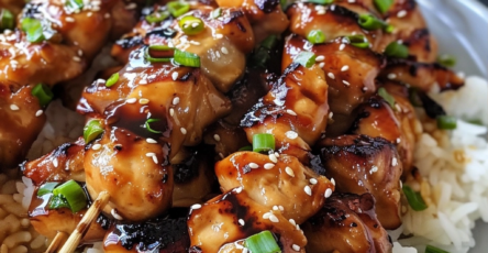 Teriyaki Chicken Skewers