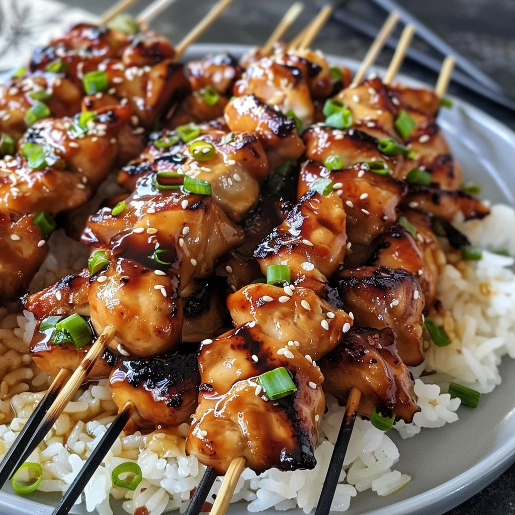 Teriyaki Chicken Skewers
