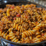 Cheesy Sloppy Cheeseburger Pasta