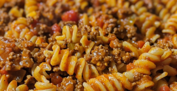 Cheesy Sloppy Cheeseburger Pasta