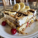 No-Bake Banana Split Cake