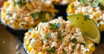 Creamy Mexican Street Corn Cups