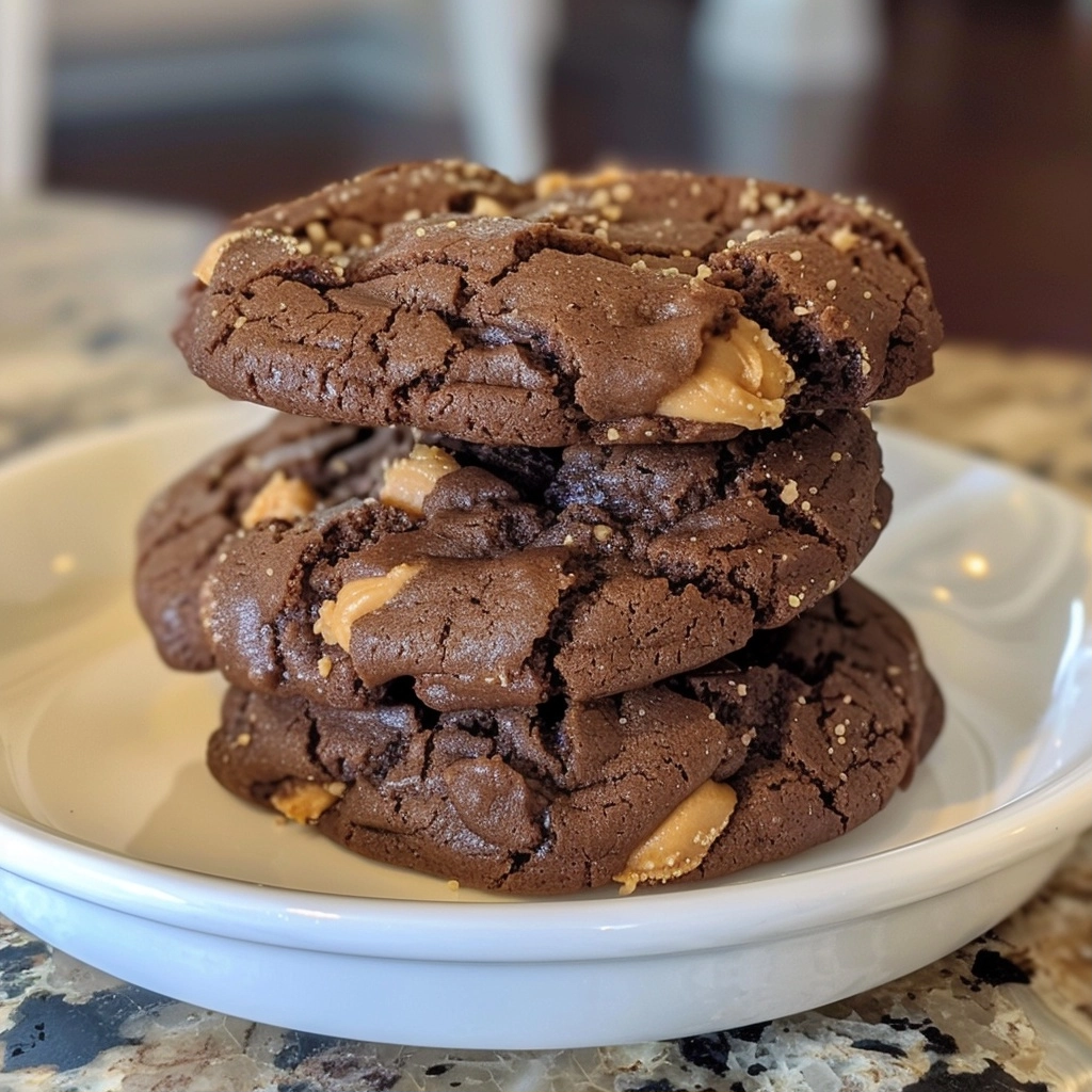 Chocolate Peanut Butter Cookies