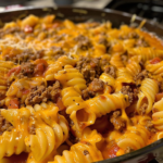 Cheesy Beef Taco Pasta