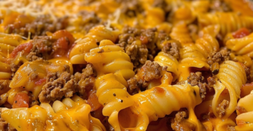 Cheesy Beef Taco Pasta