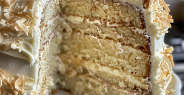 White German Chocolate Cheesecake Cake
