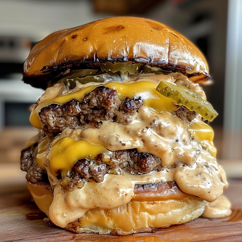 Voodoo Ranch Smash Burger Queso