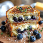 Crispy Blueberry Grilled Cheese