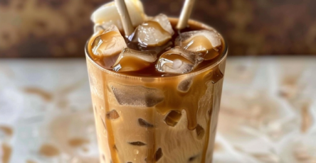 Homemade Caramel Iced Coffee