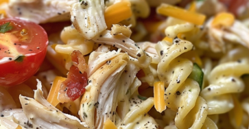 Chicken Bacon Ranch Pasta Salad