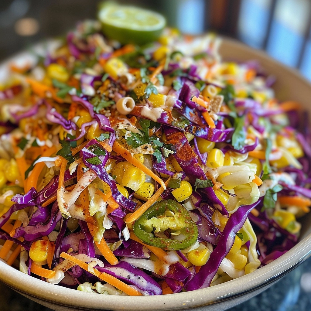 Firecracker Corn Pickle Slaw