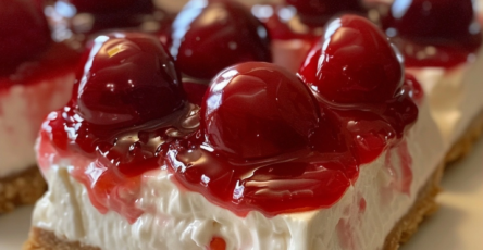 No-Bake Cherry Cheesecake Bites