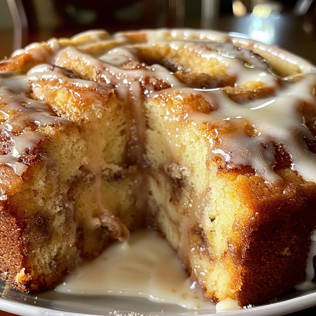 Honey Bun Pound Cake