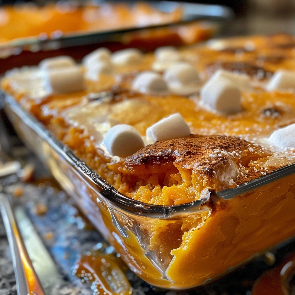 Southern Sweet Potato Pone