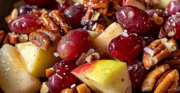 Cinnamon Apple Grape Salad