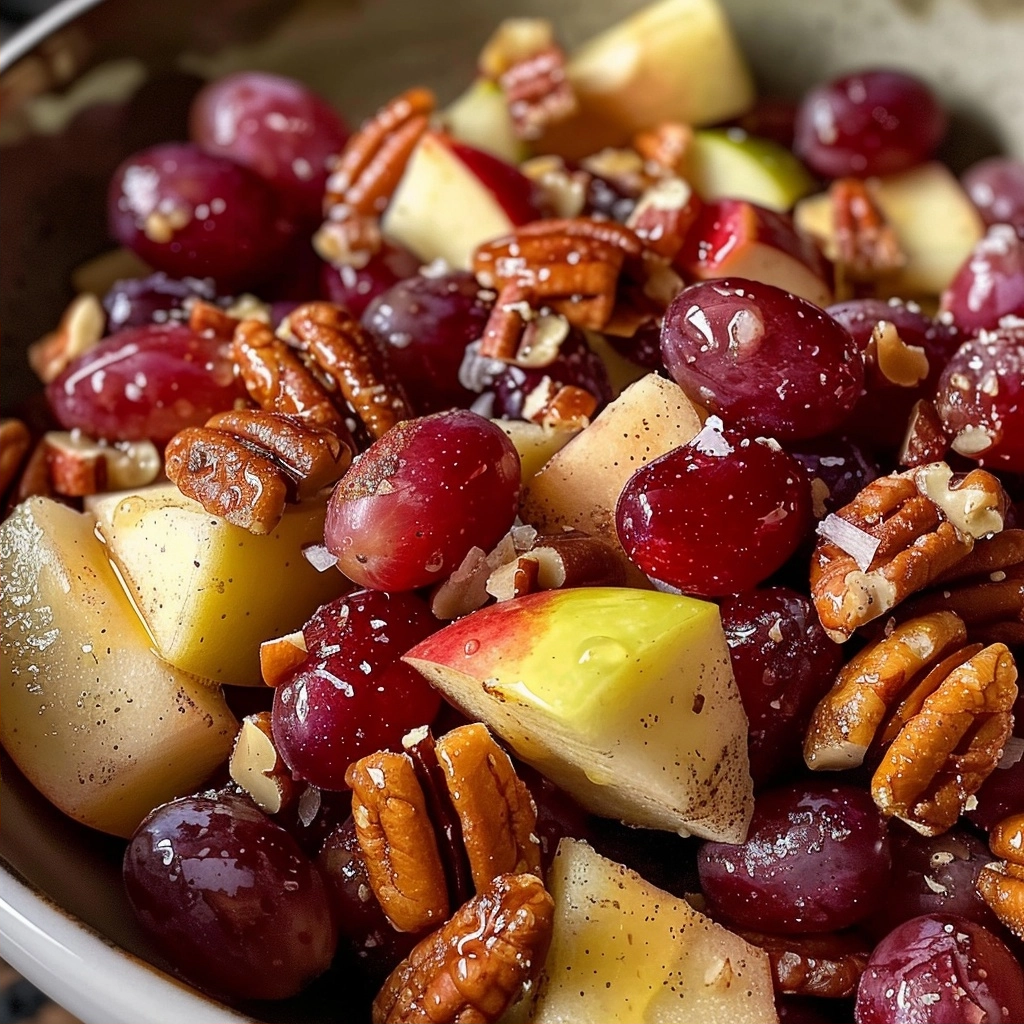 Cinnamon Apple Grape Salad