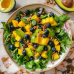 Mango Cucumber Salad with Blueberry and Avocado