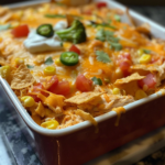 Cheesy Chicken Dorito Casserole