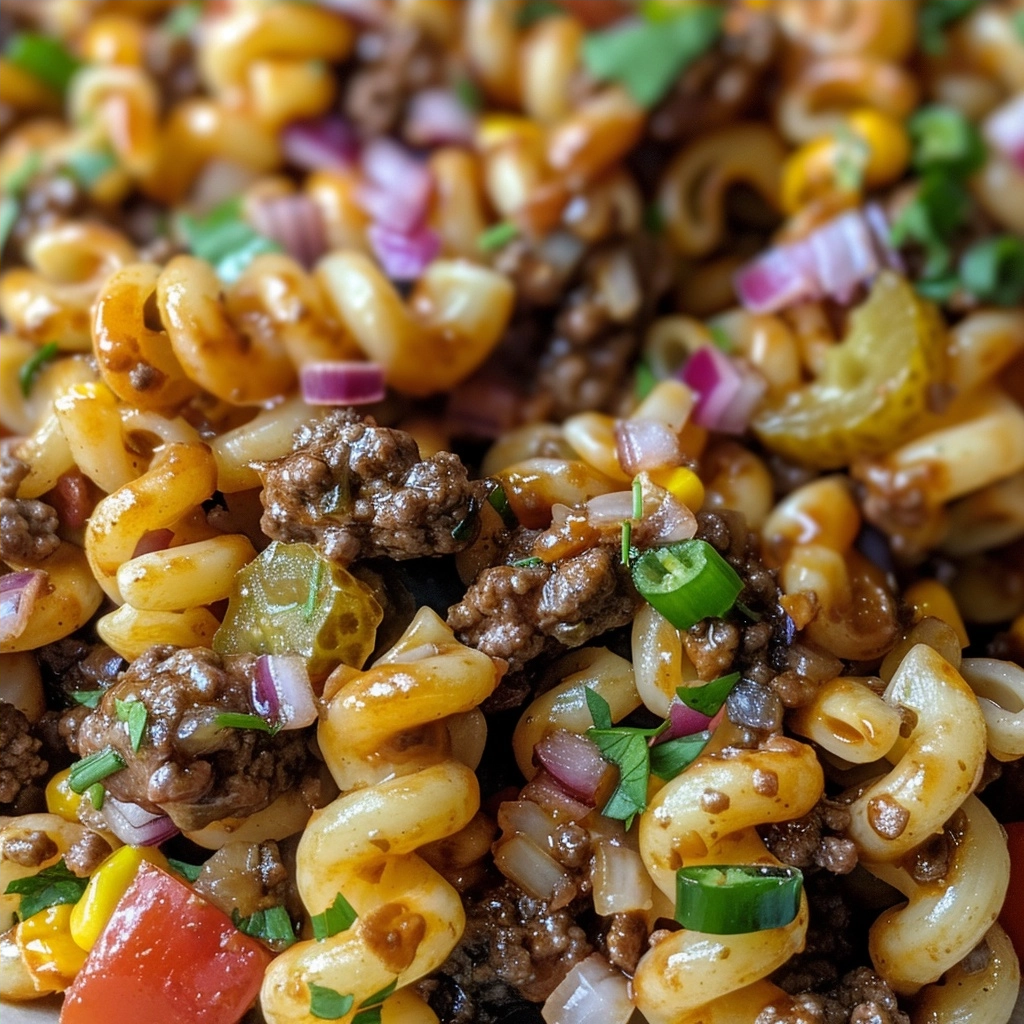 Texas Voodoo Ranch Smash Burger Pasta Salad
