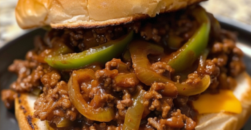 Philly Cheesesteak Sloppy Joes