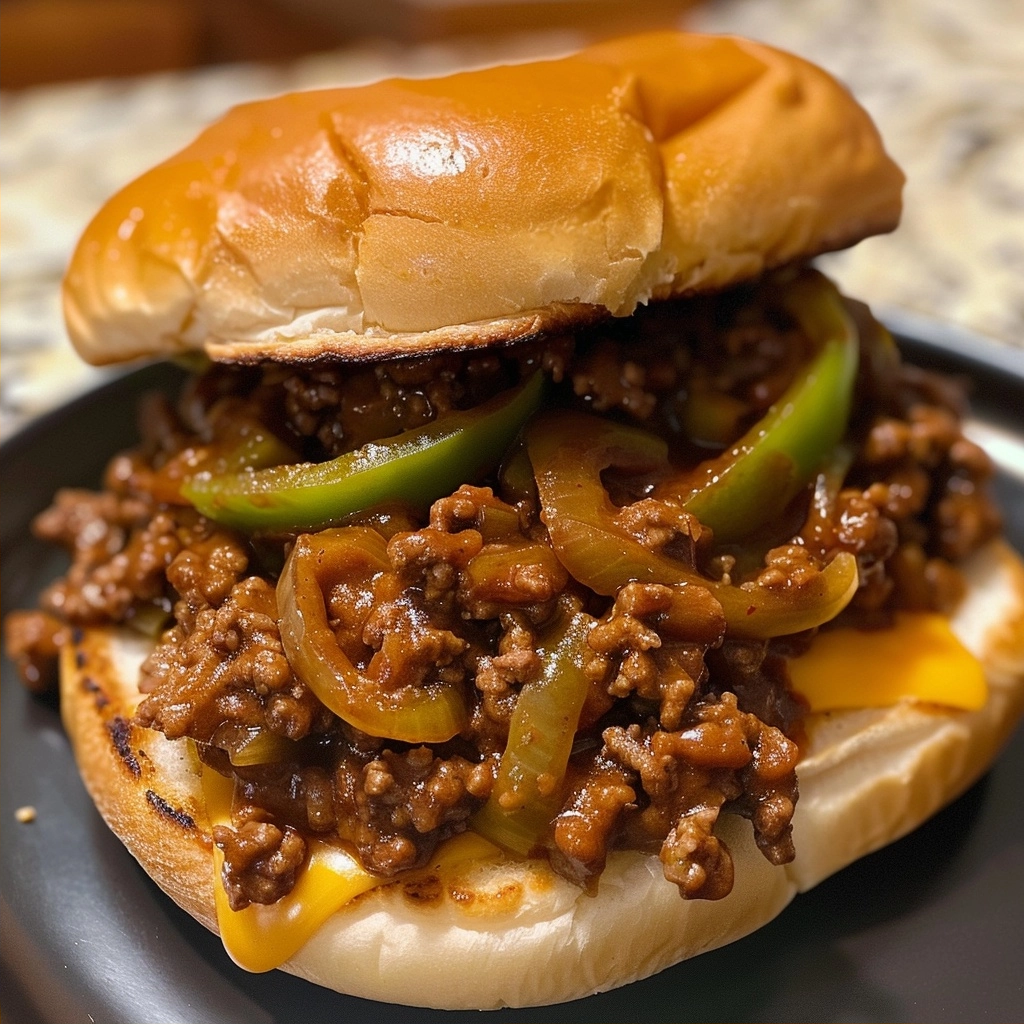Philly Cheesesteak Sloppy Joes