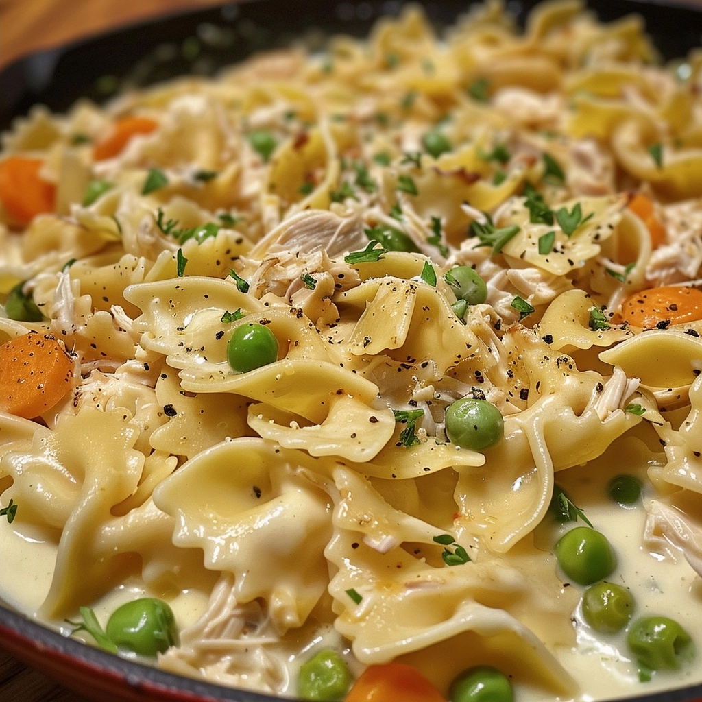 Chicken Pot Pie Pasta: A Creamy Comfort Food Twist