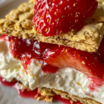 Strawberry Cheesecake Graham Bites