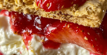 Strawberry Cheesecake Graham Bites