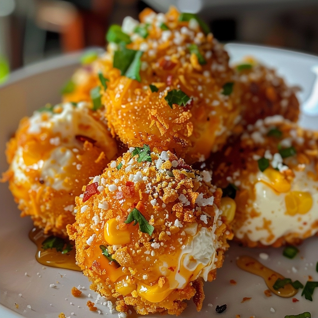Voodoo Ranch Street Corn Cheese Ball Bites
