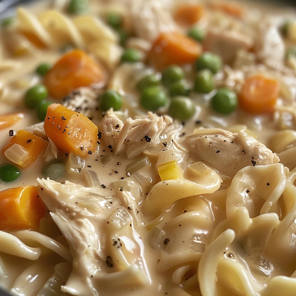 Crockpot Chicken and Noodles