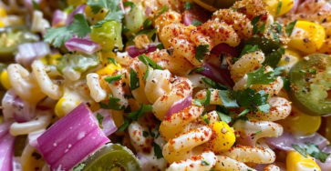 Voodoo Ranch Street Corn Pickle Pasta Salad