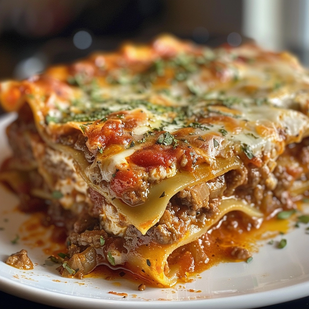 Classic Beef and Cheese Lasagna