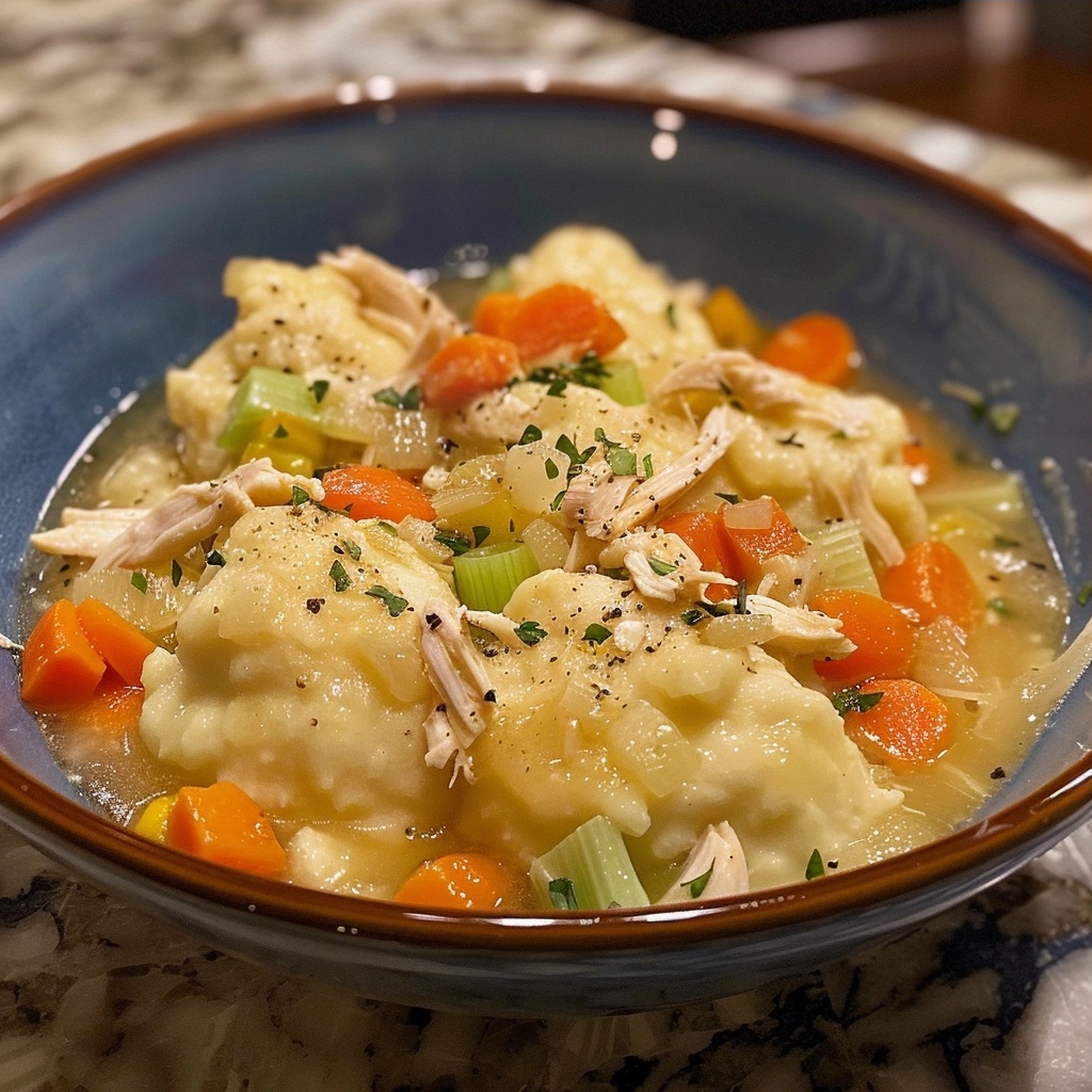 Homemade Chicken and Dumplings