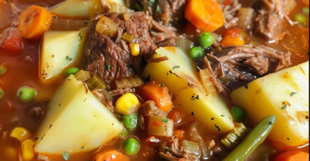 Old-Fashioned Vegetable Beef Soup