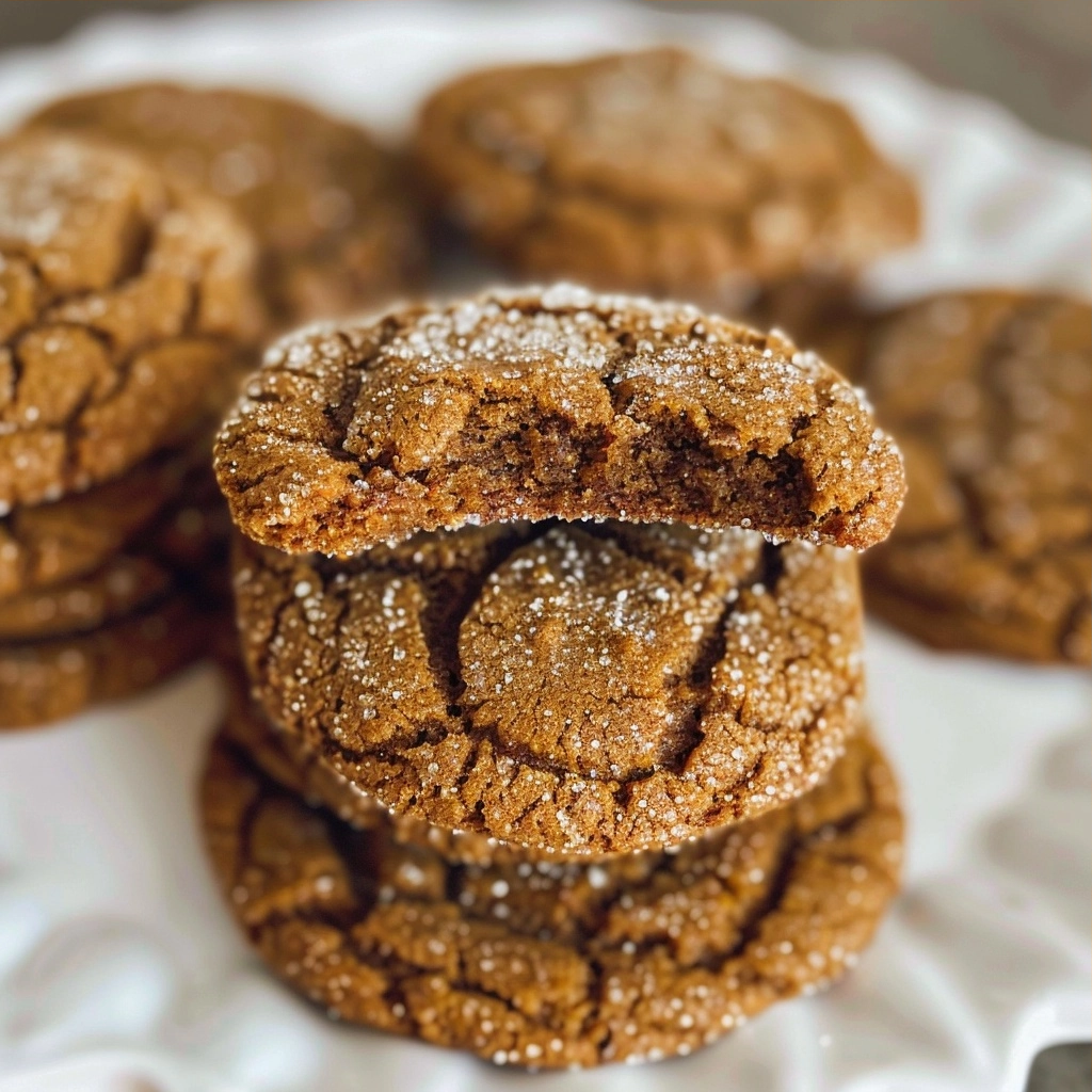 Super Soft Molasses Cookies