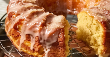 Glazed Buttermilk Donut Cake