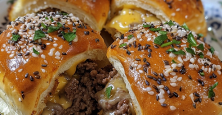 Cheeseburger Pretzel Bombs