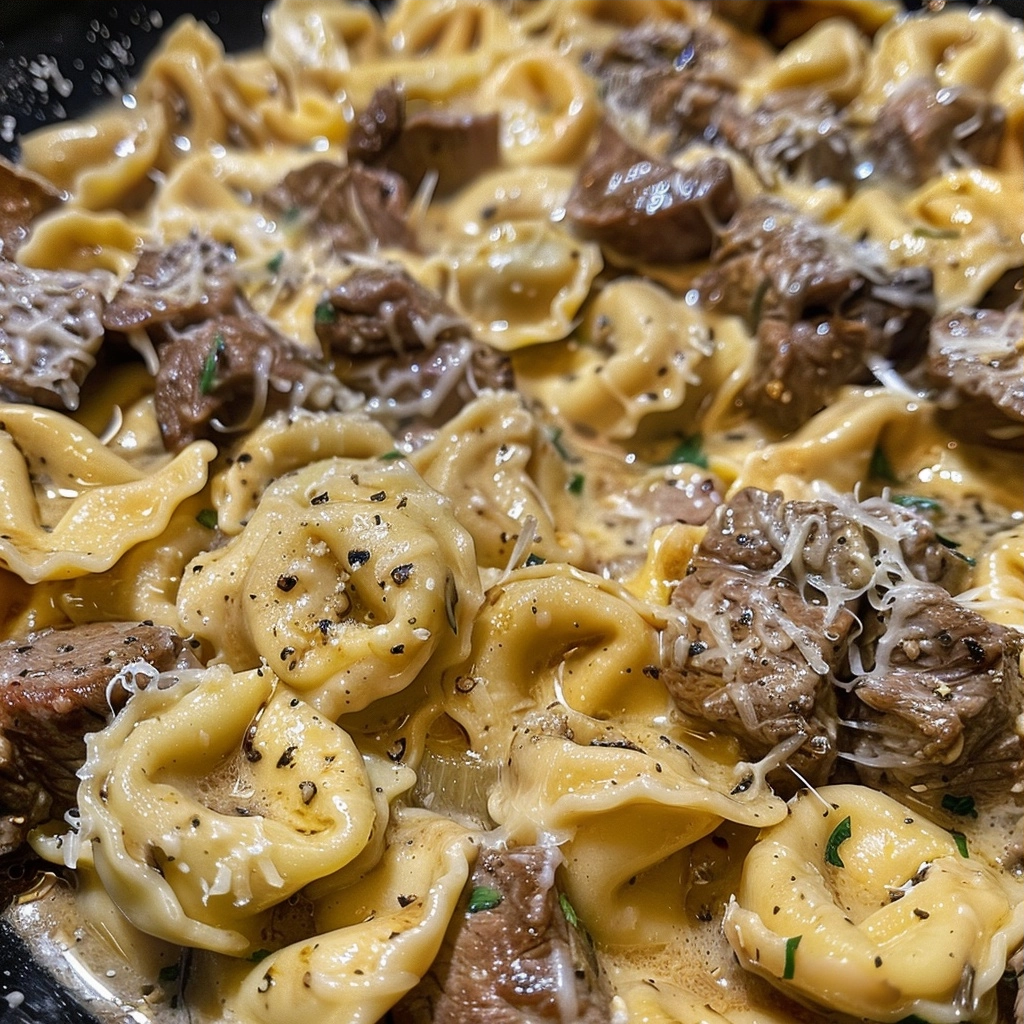 Cheesesteak Tortellini: A Flavor-Packed Comfort Pasta Dish